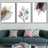 Transparent Leaf Wall Art Prints - Fansee Australia