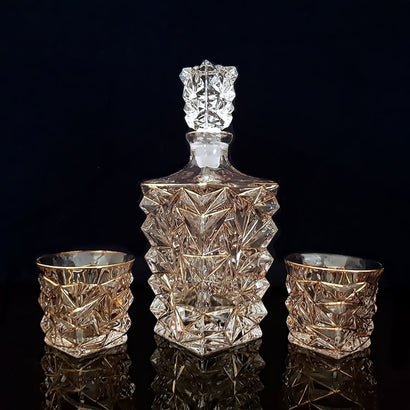 Whiskey Decanter and Glasses Set - King (Cœur Pur - Chevalier) - Fansee Australia