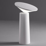White Minimalist Table Lamp -LED USB Dimmable - Fansee Australia