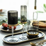 Wine Glasses (Set of 4 Black) - Fansee Australia